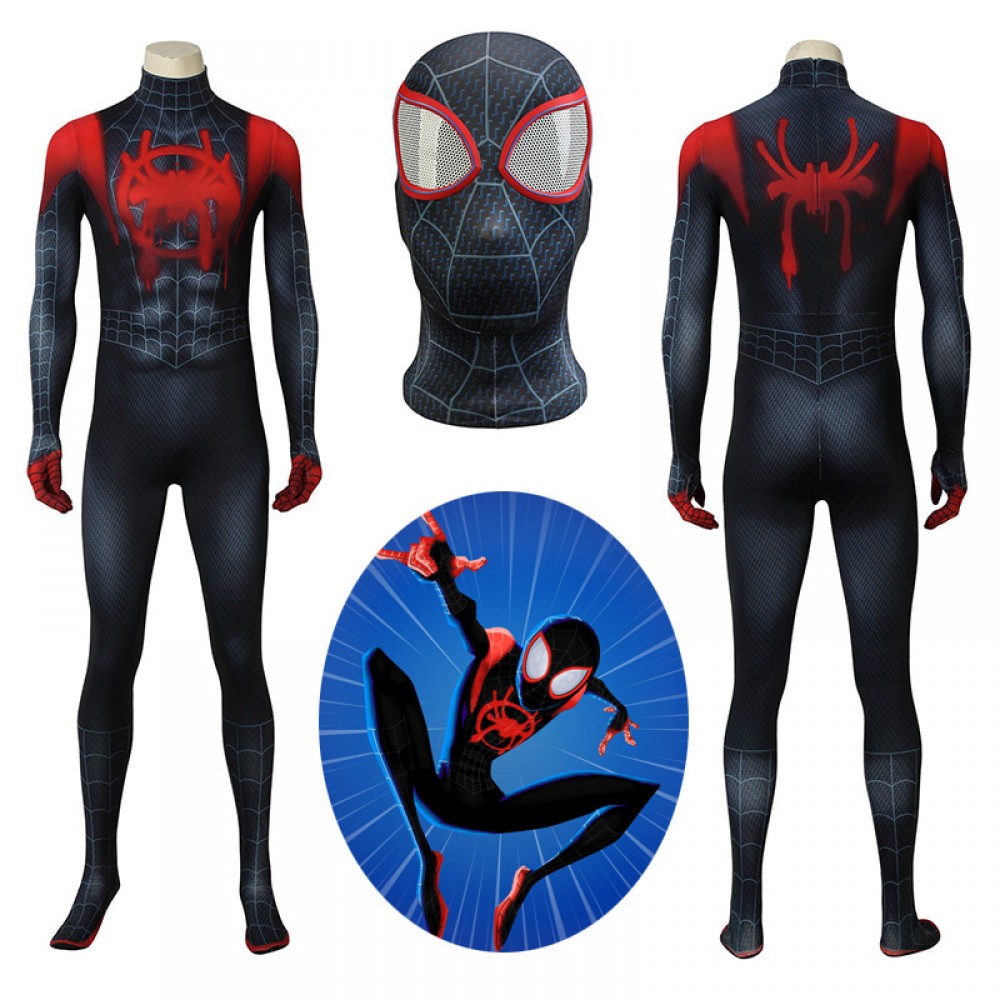 Spider-Man Costume Spider-Man: Into The Spider-Verse Miles Morales ...