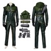 DC Green Arrow First Season Hero Oliver Cosplay Costume