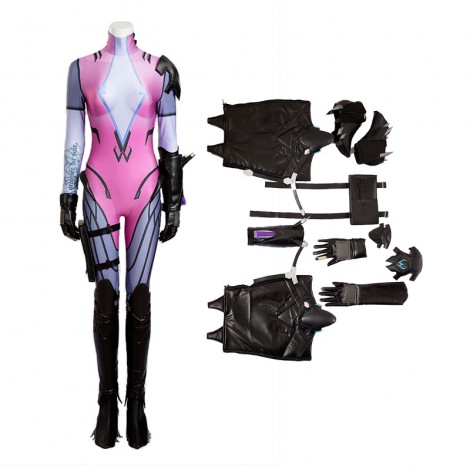 Top Level Overwatch Black widow Amelie Lacroix Cosplay Costume