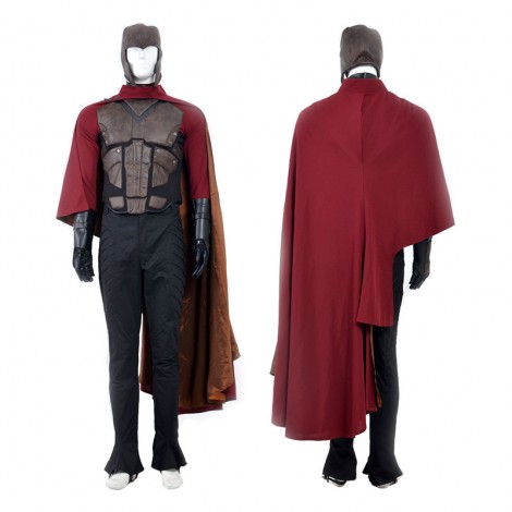 X-Men Magneto Costume Erik Lensherr Cosplay Costume Deluxe Version - Top Level