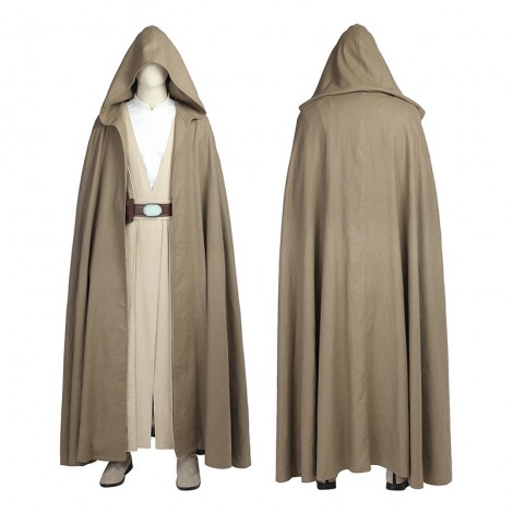 Star Wars 8 The Last Jedi Luke Skywalker Cosplay Costume Suit