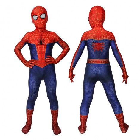 Kids Peter Parker Spider-Man Costume Spider-Man Into the Spider-Verse Cosplay Costumes