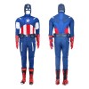 Marvel Avengers Captain America Steven Steve Rogers Cosplay Costume Deluxe Outfit