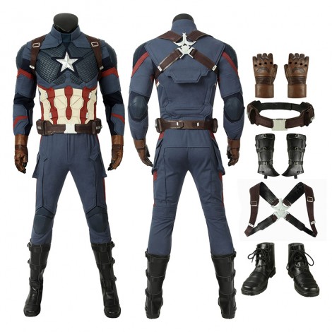 Captain America Costume Improved Version Steve Rogers Cosplay Costumes