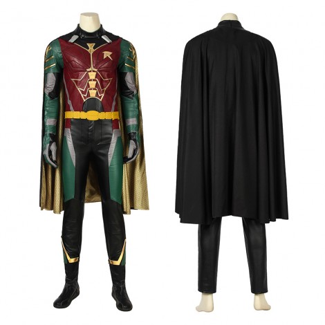 Robin Costume Titans Dick Grayson Cosplay Costume